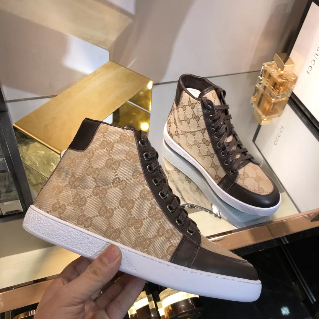 gucci high tops chaussures pour homme s_12a21443